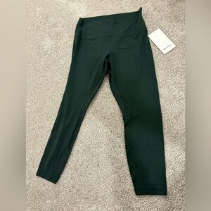 Lululemon Align high-rise pant 25" size 12, color is Legacy Green